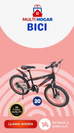Bicicleta 20 Montañesa MegaTop 1