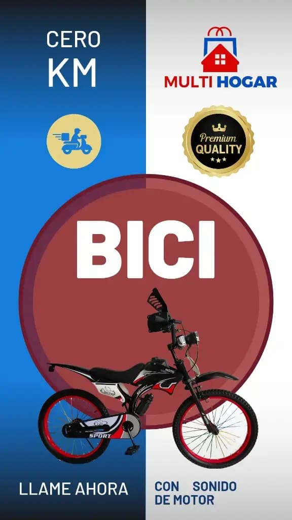 Bicicleta 20 Montañesa Motor