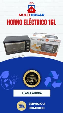 Horno Eléctrico Tostador 16 L  2