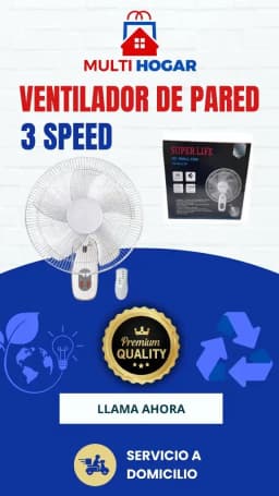 Ventilador de pared  1